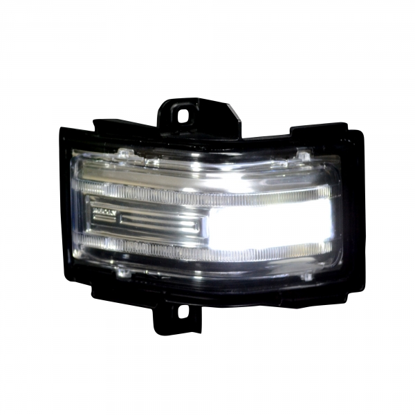 Recon 264245WHCLX White LED Flashing Clear Side Mirror Lights | XDP