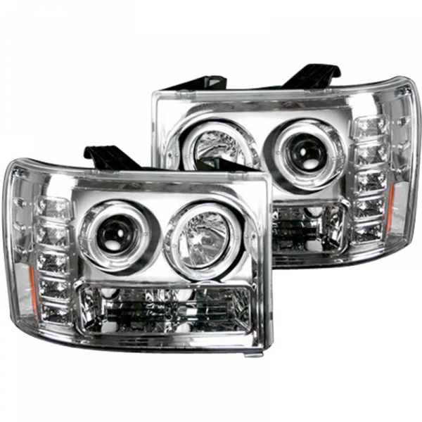 Image 1 for Recon 264271CLCC Clear Projector Headlights With CCFL Halos
