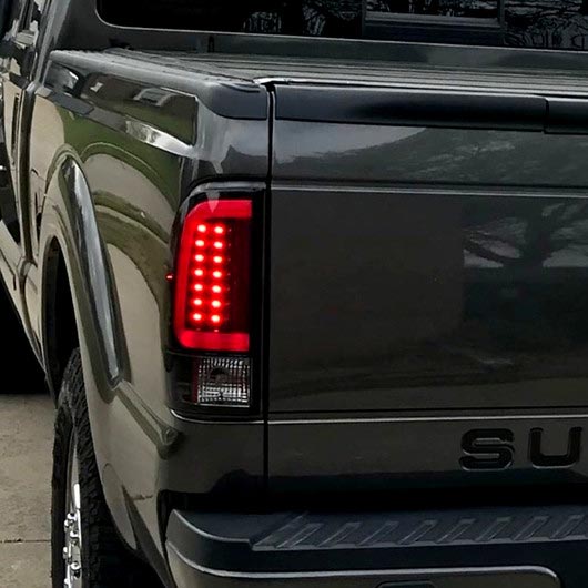 Recon 264293BKS Smoked OLED Scanning LED Tail Lights | XDP