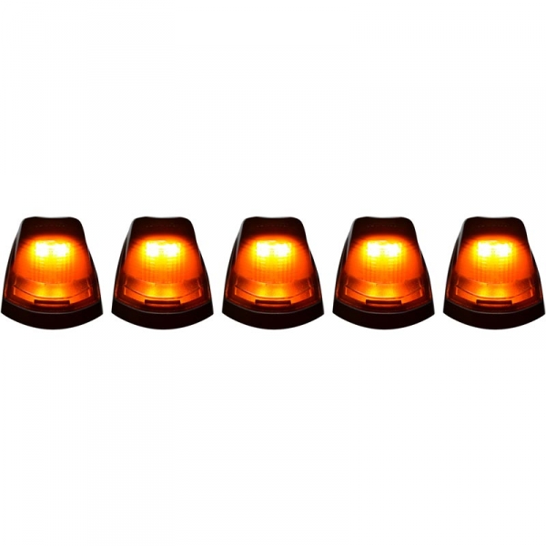 Image 1 for Recon 264343BK Smoked Lens Amber LED Cab Lights
