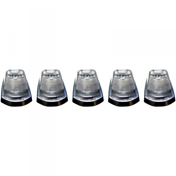 Recon 264343CLS Clear Lens Amber/White Strobe LED Cab Lights | XDP