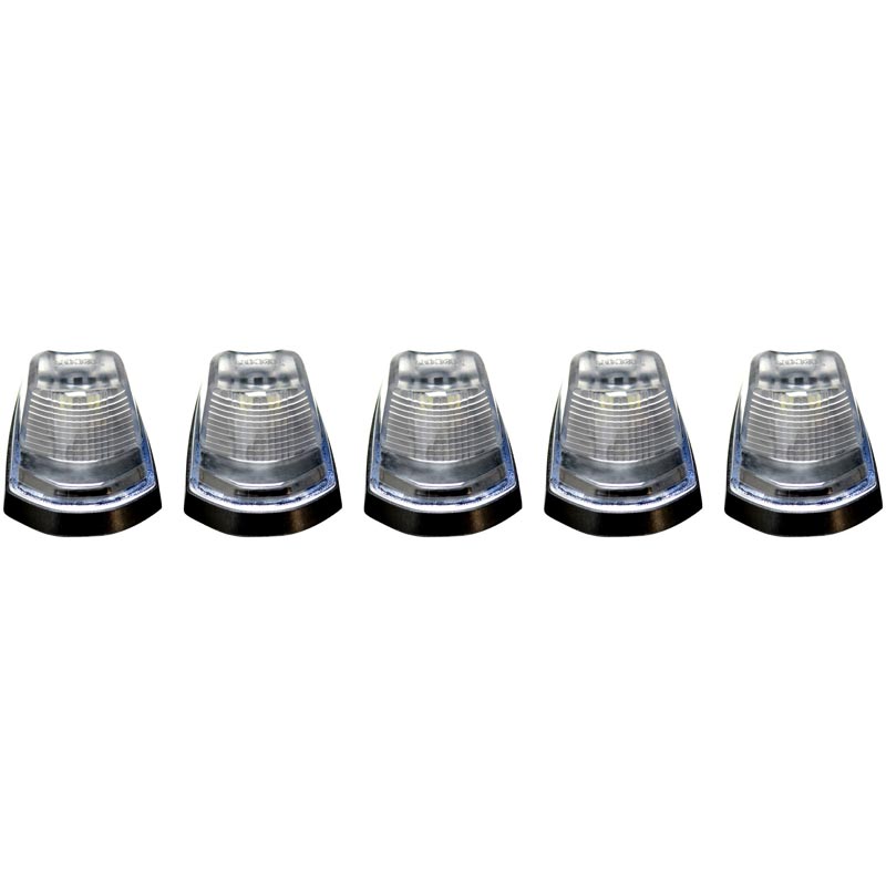 Recon 264343WHCL Clear Lens White LED Cab Lights XDP