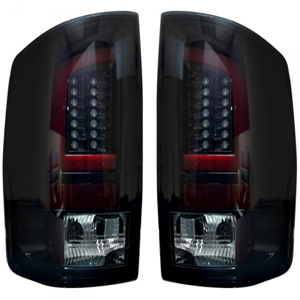 Image 1 for Recon 264371BK Smoked LED Tail Lights