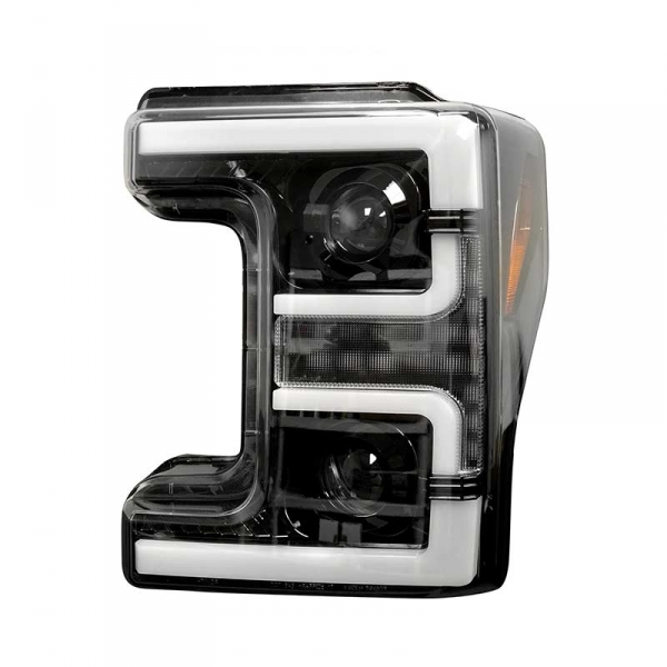 Image 1 for Recon 264372BKC Smoked Headlights with Scanning Signals & OLED DRL