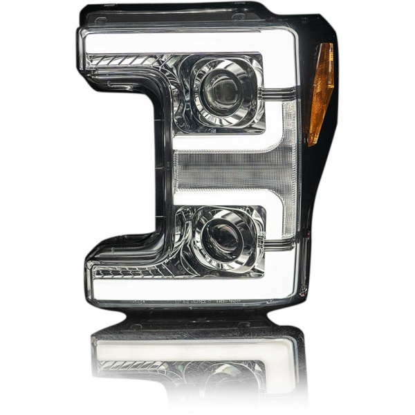 Image 1 for Recon 264372CLC Chrome Headlights with Scanning Signals & OLED DRL