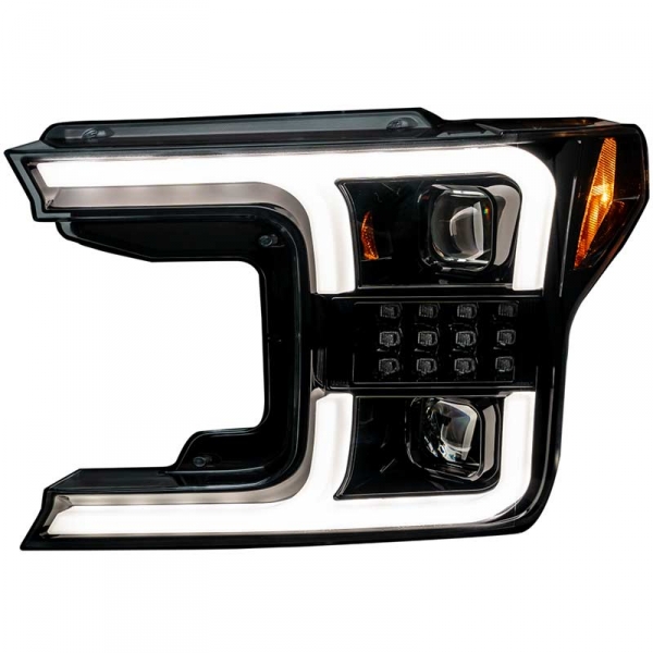 Image 1 for Recon 264390BKCS Smoked Headlights with Scanning Signals & OLED DRL