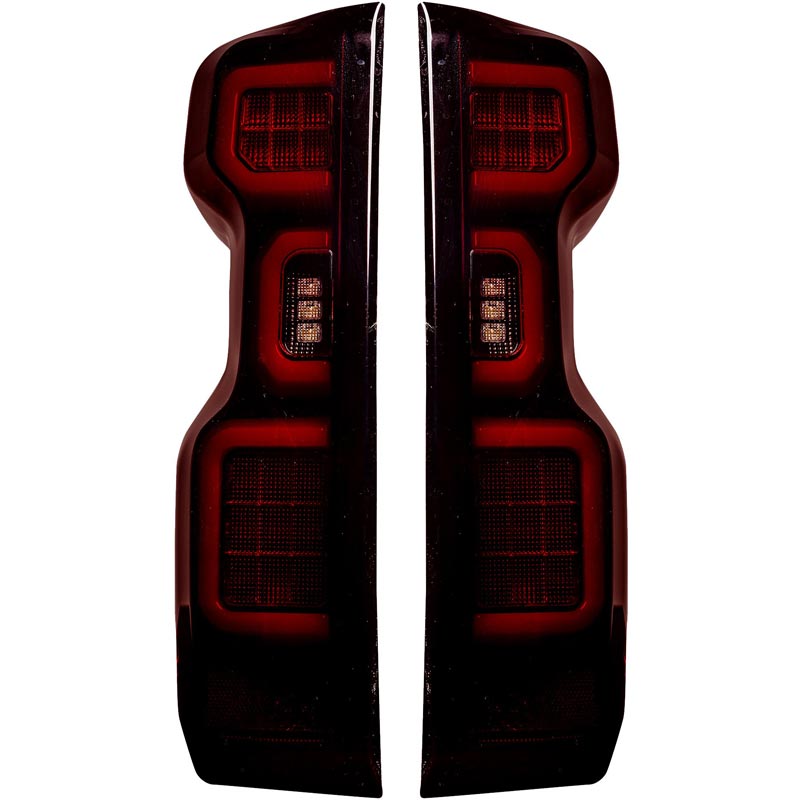 Recon 264397LEDRBK Red Smoked LED Tail Lights | XDP