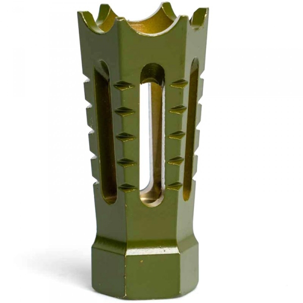 Image 1 for Recon 264CBGR103 Army Green Tactical Spiked Barrel Antenna Tip
