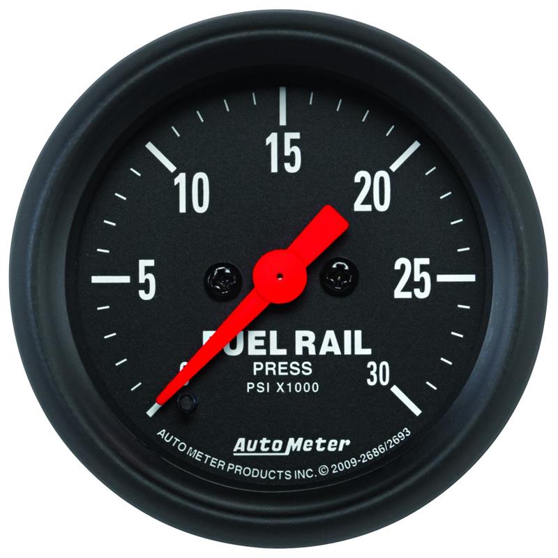 Auto Meter ZSeries Fuel Rail Pressure Gauge Kit 2686 XDP