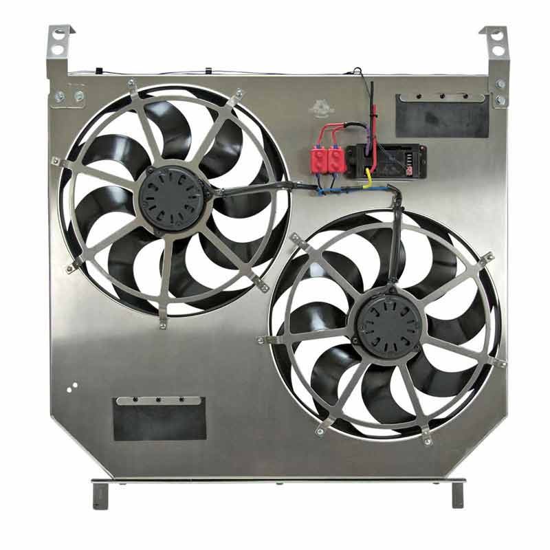 Flexalite 116545 DirectFit Dual Electric Fans w/ Variable Controller XDP