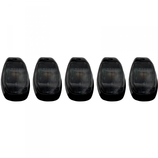 Image 1 for Recon 264346WHBK Smoked Lens White LED Cab Lights