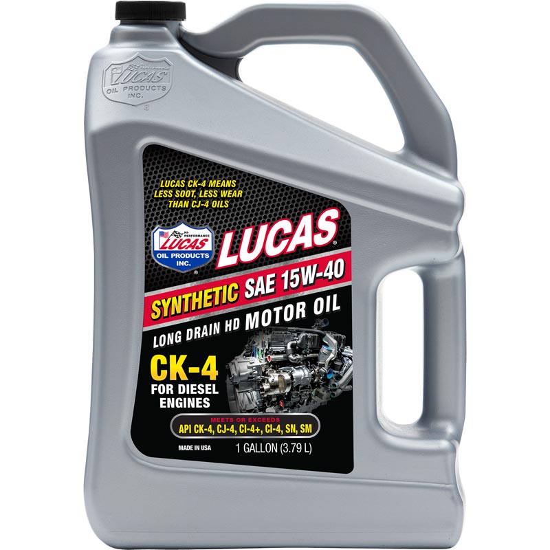 Lucas Oil - 11247: Synthetic SAE 15W-40 CK-4 Truck Oil