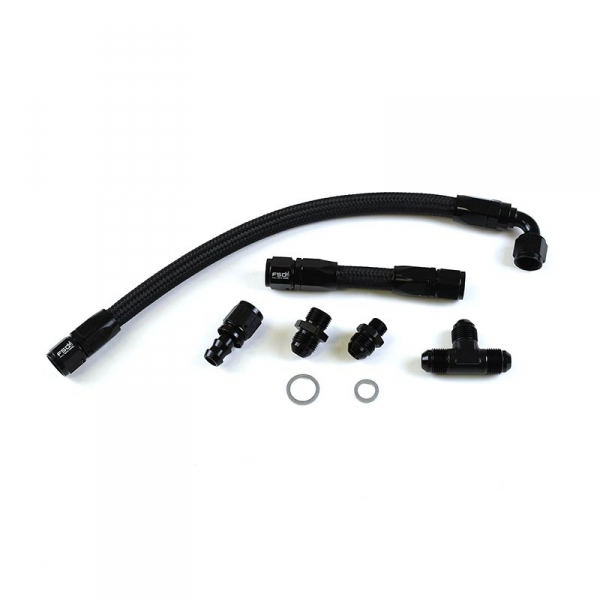 Image 1 for Full Send Diesel FSD-08-B Braided P-Pump Dual Feed Kit