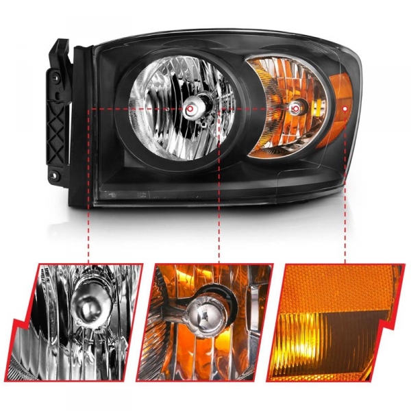 Anzo 111427 Black Crystal Headlights | XDP