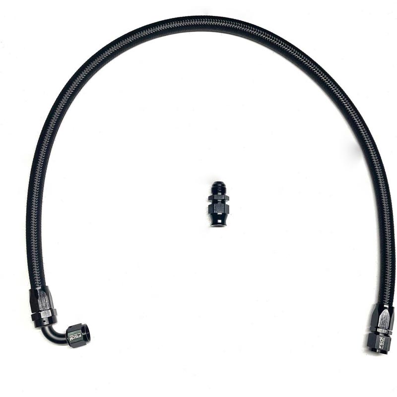 Full Send Diesel FSD-0307-3RTL Braided Transmission Cooler Line | XDP