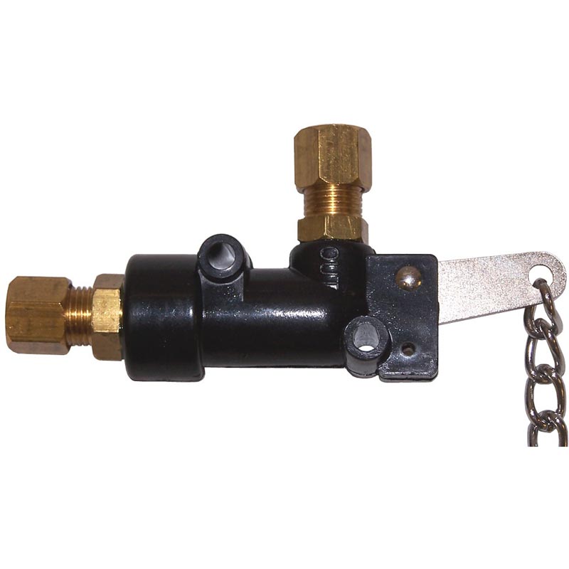 manual lanyard valve set for dual air horn