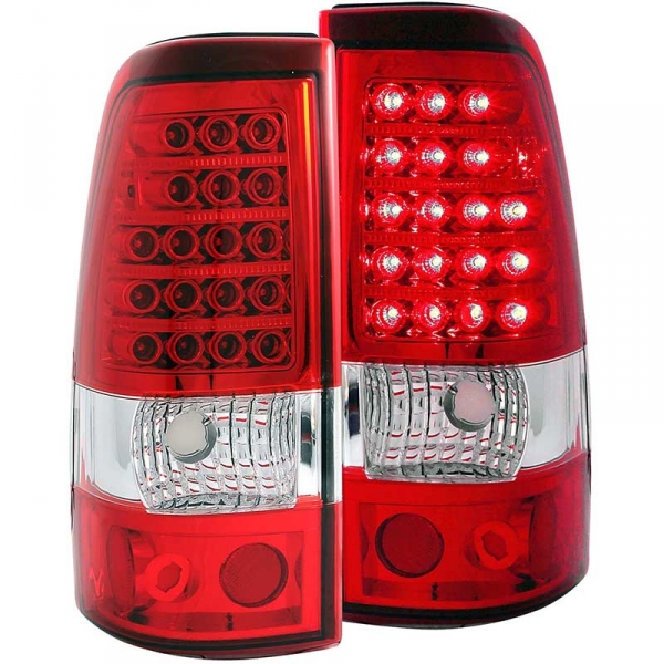 Image 1 for Anzo 311007 Red/Clear LED Tail Lights
