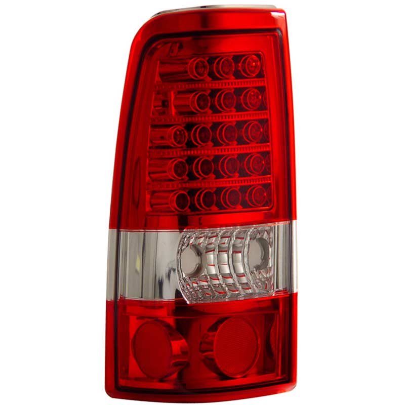 ANZO 2004-2008 Ford F-150 LED Taillights Red/Clear