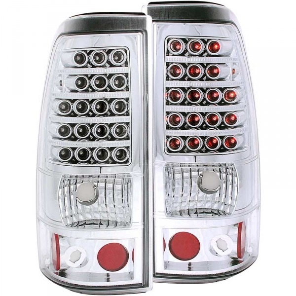 Image 1 for Anzo 311008 Chrome LED Tail Lights