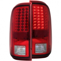 Anzo 311050 Red/Clear LED Tail Lights