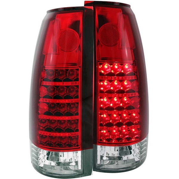Image 1 for Anzo 311057 Red/Clear LED Tail Lights