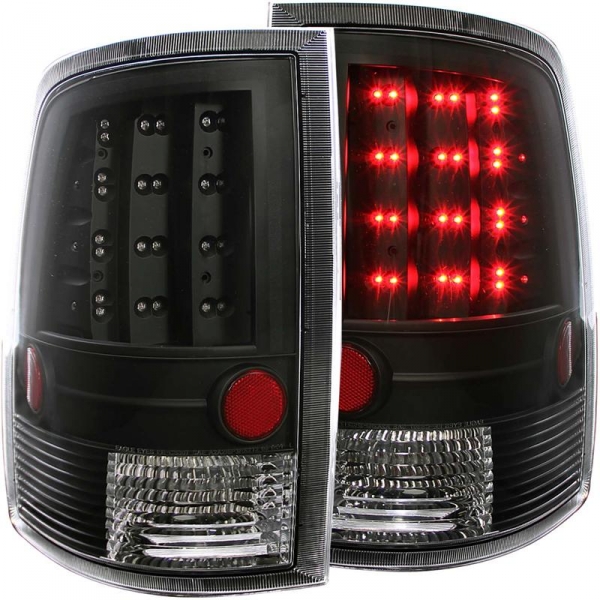 Image 1 for Anzo 311144 Black LED Tail Lights