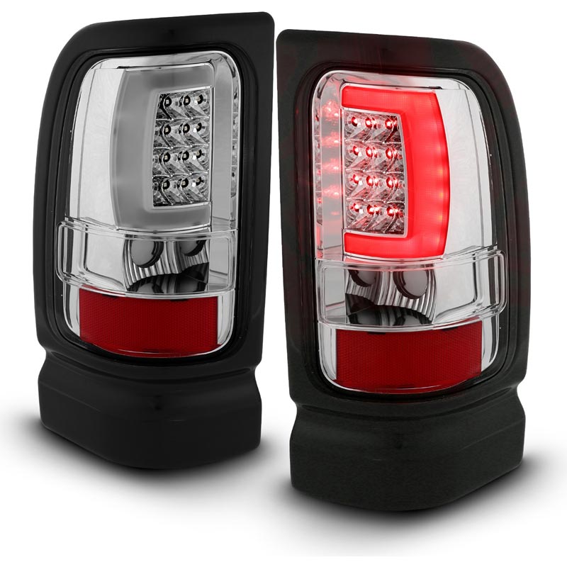Anzo 311341 Chrome Plank Style LED Tail Lights | XDP Anzo 311341 Chrome Plank Style LED Tail Lights | XDP