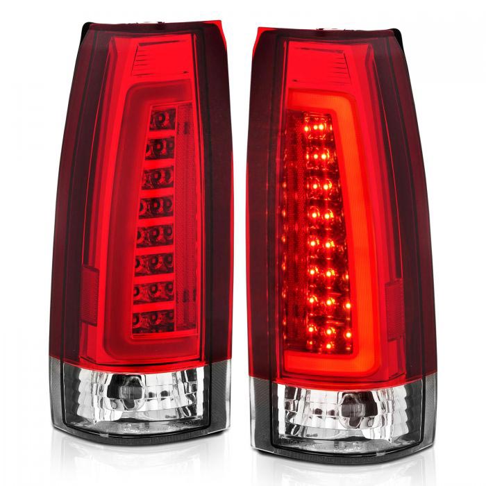 Anzo 311346 Chrome Plank Style LED Tail Lights XDP