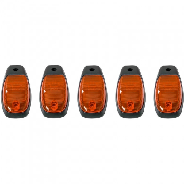 Recon 264345AM Amber Lens Amber LED Cab Lights | XDP