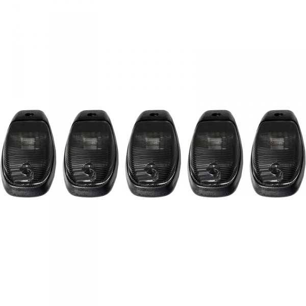 Image 1 for Recon 264345BK Smoked Lens Amber LED Cab Lights