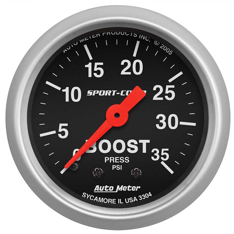 Auto Meter Boost Gauge 3304 XDP