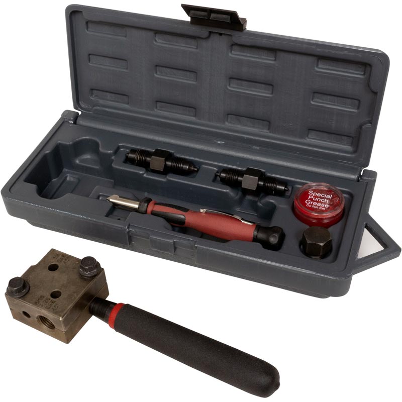 Lisle 33260 Brake Line Double Flare Tool Kit (3/16" & 1/4" Tubing) XDP