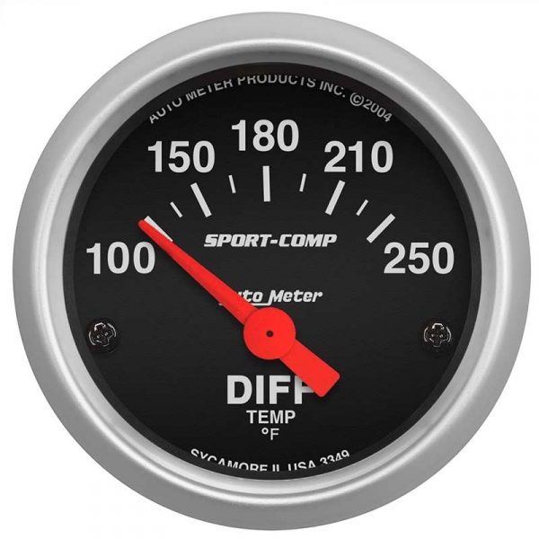 Image 1 for Auto Meter Sport-Comp Differential Temp Gauge 3349