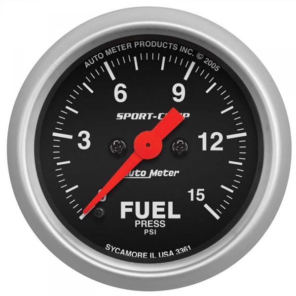 Image 1 for Auto Meter Sport-Comp Fuel Pressure Gauge 3361