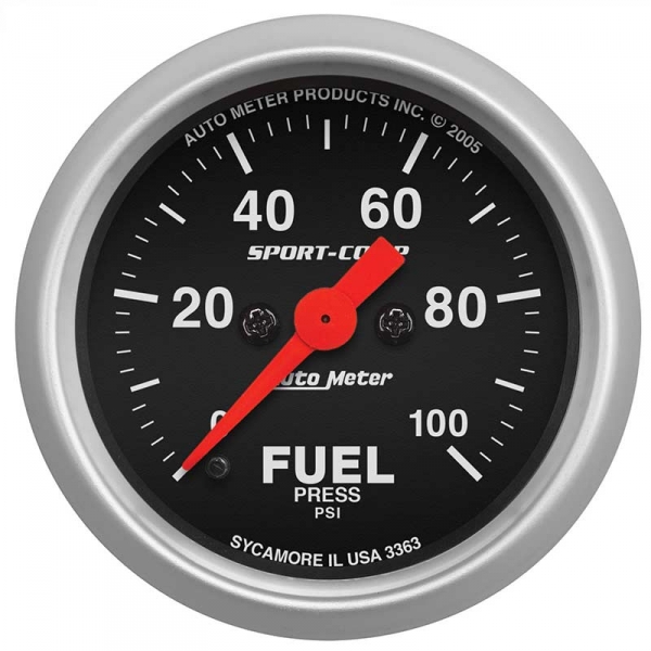 Image 1 for Auto Meter Sport-Comp Fuel Pressure Gauge 3363