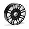 Black & Machined "Spoked"