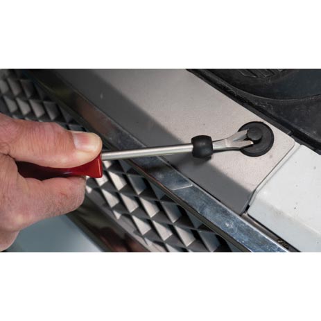 Lisle Strumento Per Rimozione Clip Tappezzeria Auto – Leva Per Fermagli In Plastica, Impugnatura Comoda - 4