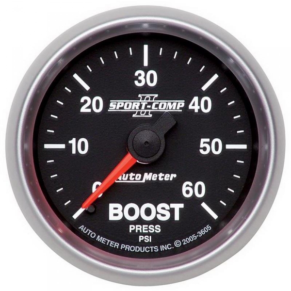 Image 1 for Auto Meter 3605 Sport-Comp II Boost Gauge