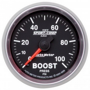 Auto Meter 2618 Z-Series 2-1/16 0-100 PSI Mechanical Boost Gauge 