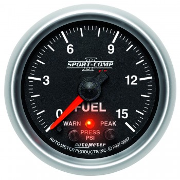 Image 1 for Auto Meter 3667 Sport-Comp II Fuel Pressure Gauge