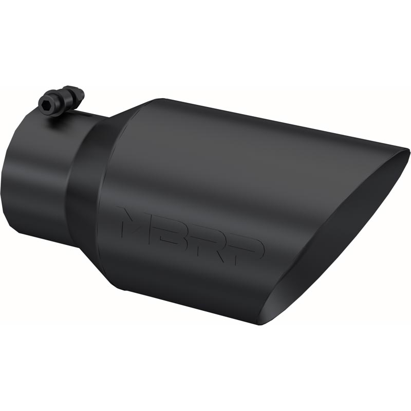 MBRP Black Angled Exhaust Tip (4" Inlet, 6" Outlet) T5072BLK XDP