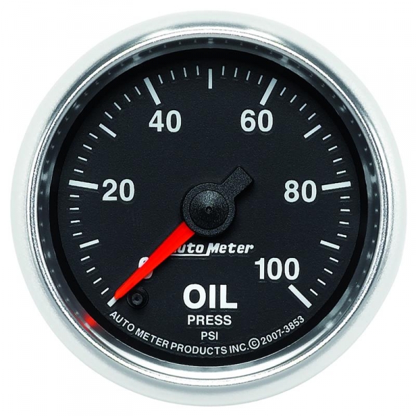 Image 1 for Auto Meter 3853 GS Series Oil Pressure Gauge