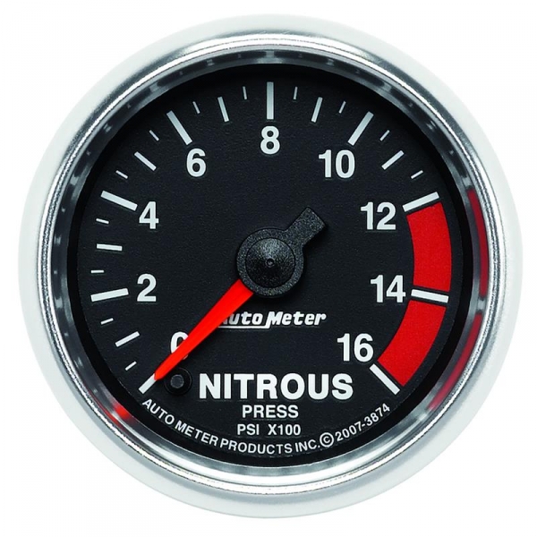 Image 1 for Auto Meter 3874 GS Series Nitrous Pressure Gauge