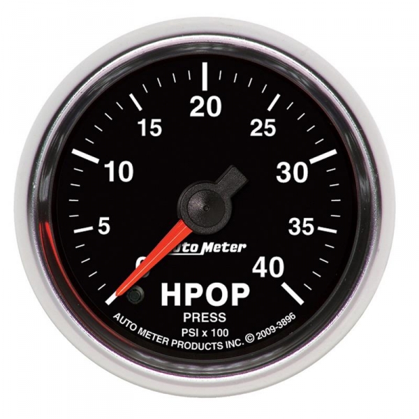 Image 1 for Auto Meter 3896 GS Series HPOP Pressure Gauge