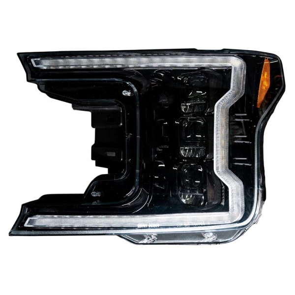 Image 1 for Recon 264390LEDBKCS Smoked LED Projector Headlights With OLED DRL