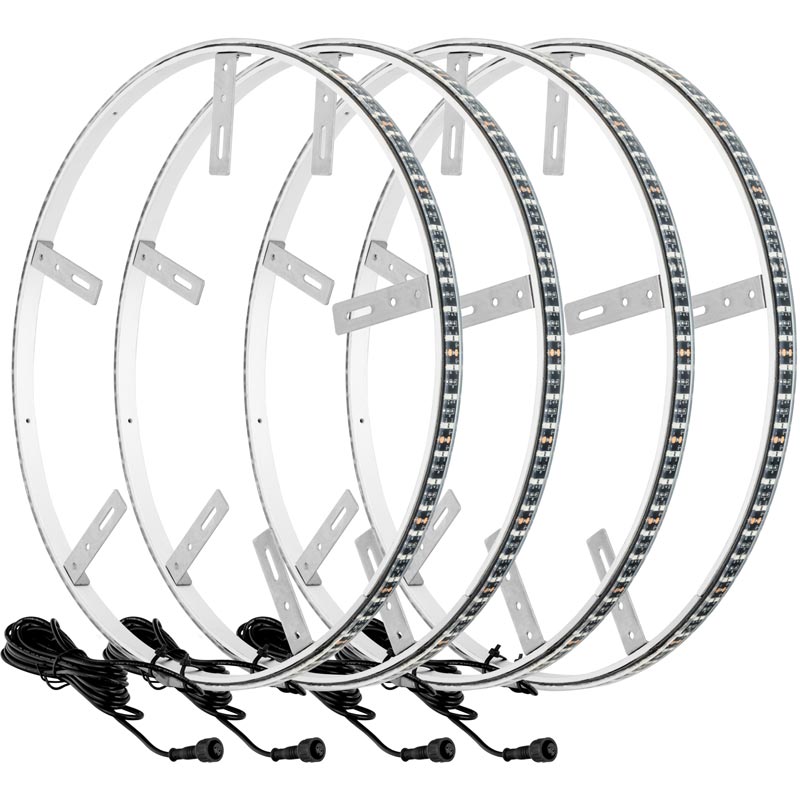 Oracle Double Row LED Illuminated Wheel Rings XDP