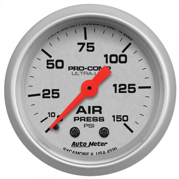 Image 1 for Auto Meter 4320 Ultra-Lite Air Pressure Gauge