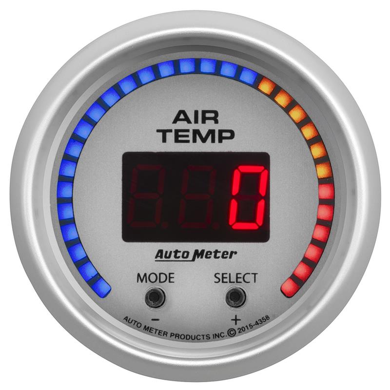 Auto Meter 4358 UltraLite Dual Channel Air Temp Gauge XDP