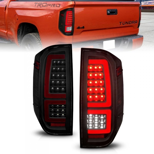 Image 1 for Anzo 311437 Smoked LED Tail Lights With Sequential Turn Signal