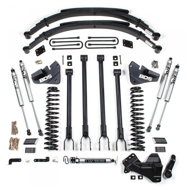 Image 1 for BDS Suspension 4" Coilover 4-Link Lift Kit